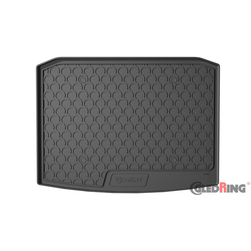 Rubbasol (Rubber) Kofferbakmat  Skoda Karoq 4WD 7/2017- (Lage laadvloer)