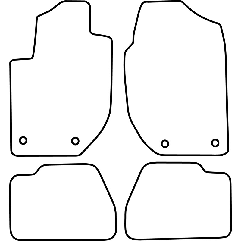 Automatten Velours  Landrover Freelander 2001-2007
