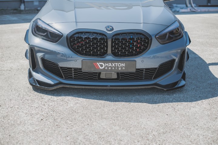 Voorspoiler BMW 1 Serie F40 M-Pack/ M135i Glans Zwart V5