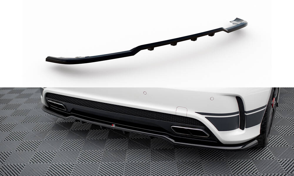 Diffuser Mercedes A45 AMG W176 Maxton Glans Zwart