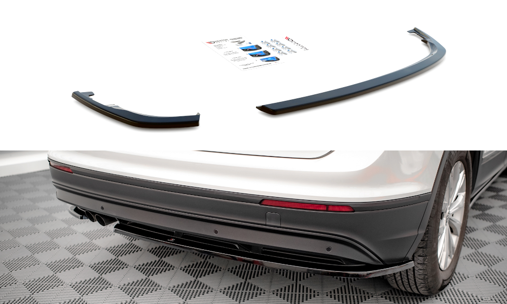 Diffuser Volkswagen Tiguan MK2 Maxton Glans Zwart