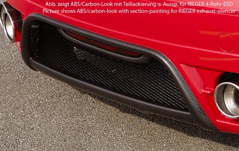 Achteraanzet Carbon-look Audi TT 09.06- Rieger