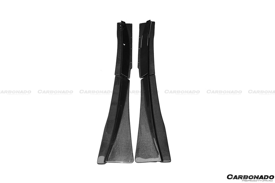 McLaren MP4 12C 650S RZS Style Carbon Fiber Zijskirts 2011-2015