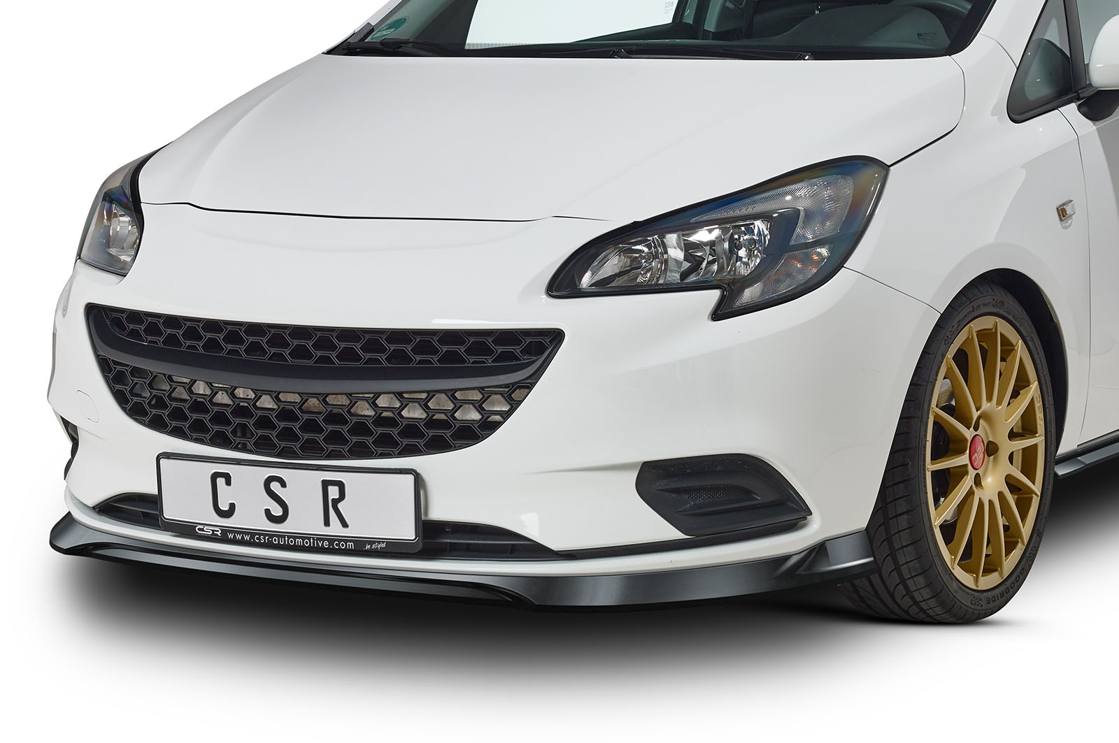 Voorspoiler Opel Corsa E Glans Zwart – CSR Automotive