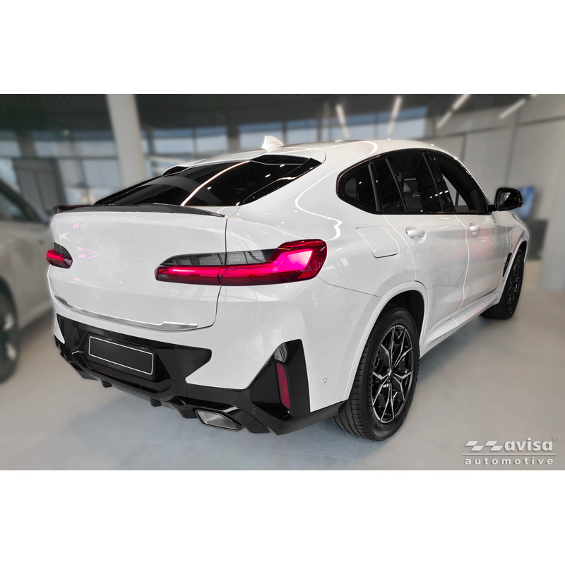 Avisa Geborsteld RVS Kofferbak Sierlijst  BMW X4 II (G02) M-Sport Facelift 2021-