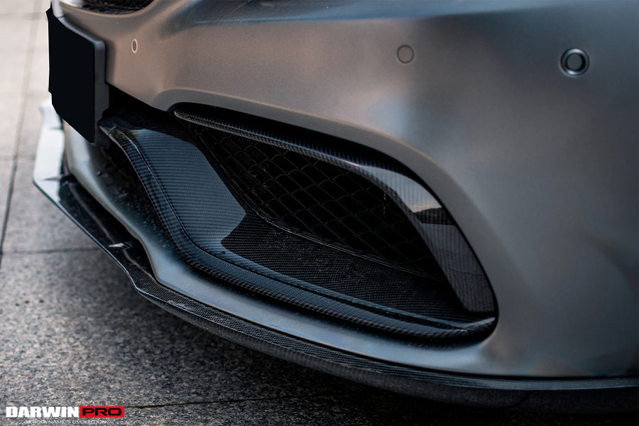 Mercedes Benz W205 C63/S AMG Coupe BKSS Style Carbon Fiber Voorspoiler 2015-2021