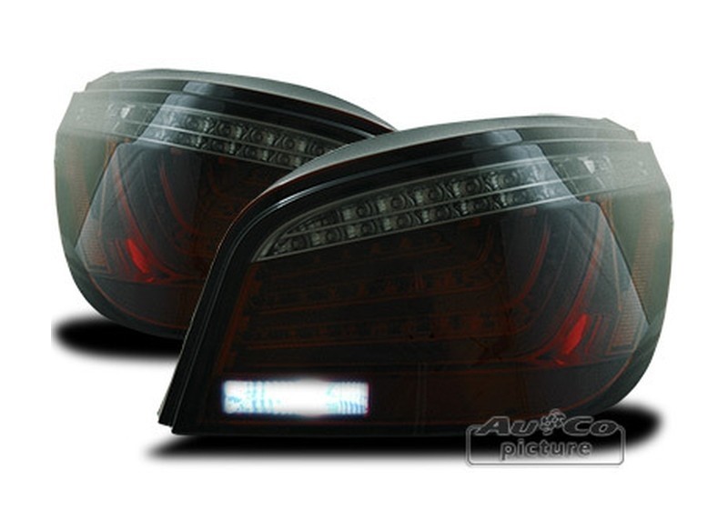 Taillights BMW E60 5 serie LED Tube Black