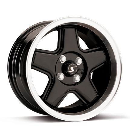 Velgen Schmidt Retro-ML Gloss zwart 8x15 4x108 ET31