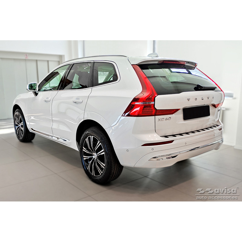 RVS Achterbumperprotector  Volvo XC60 II 2017-2021 & Facelift 2021- (incl. R-Design) 'STRONG EDITION'
