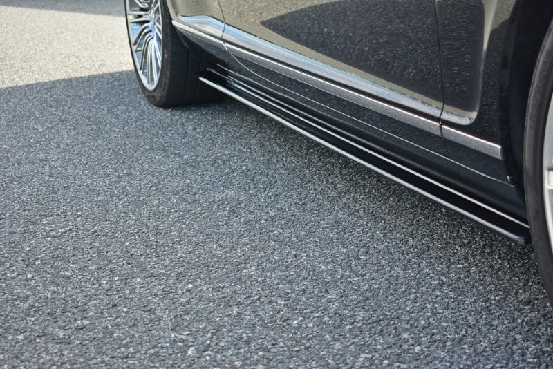 Zijskirts Diffusers Bentley Continental GT Glanzend Zwart