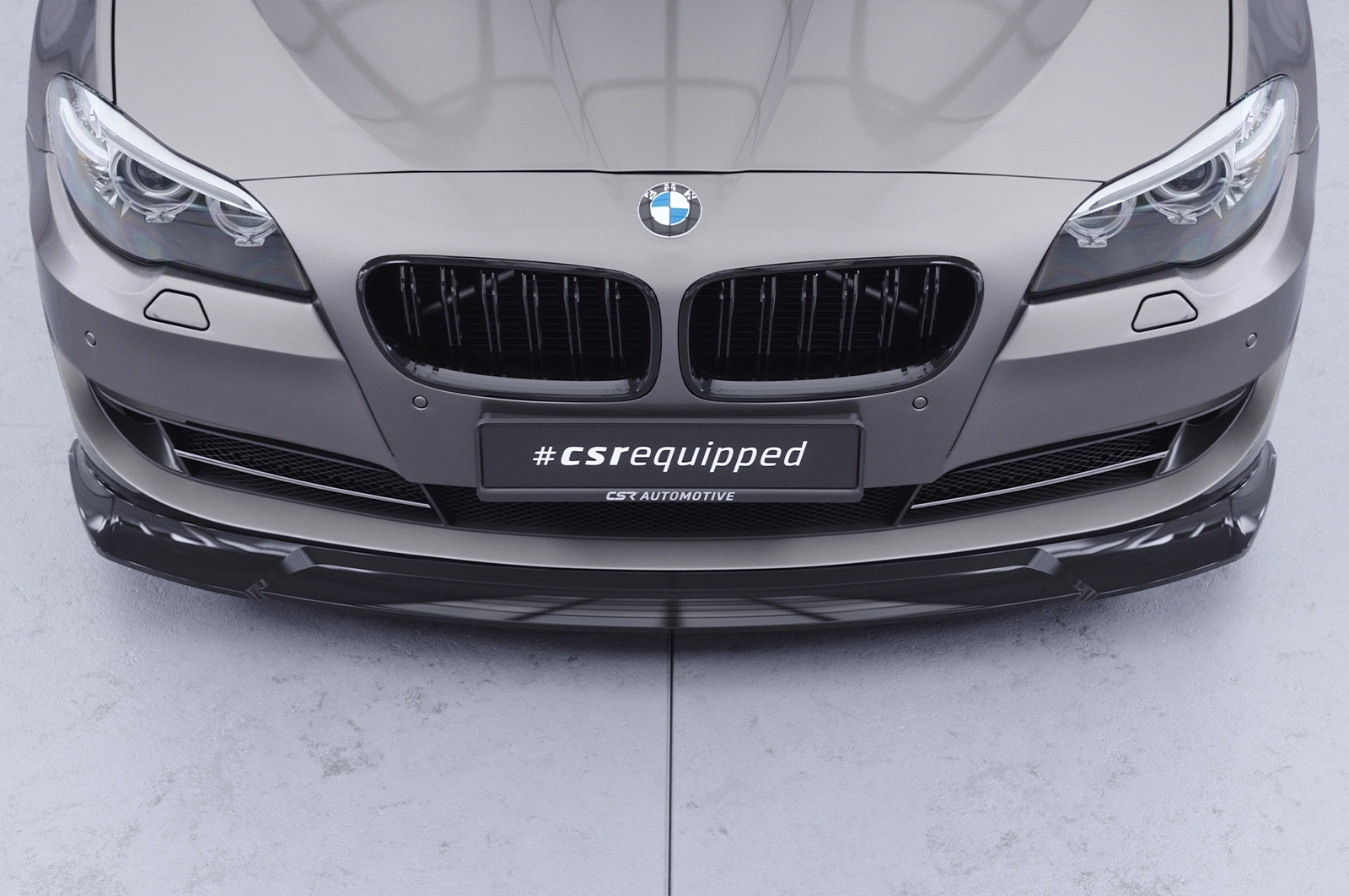 Voorspoiler BMW 5er F10 / F11 glans zwart   01/2010-07/2013