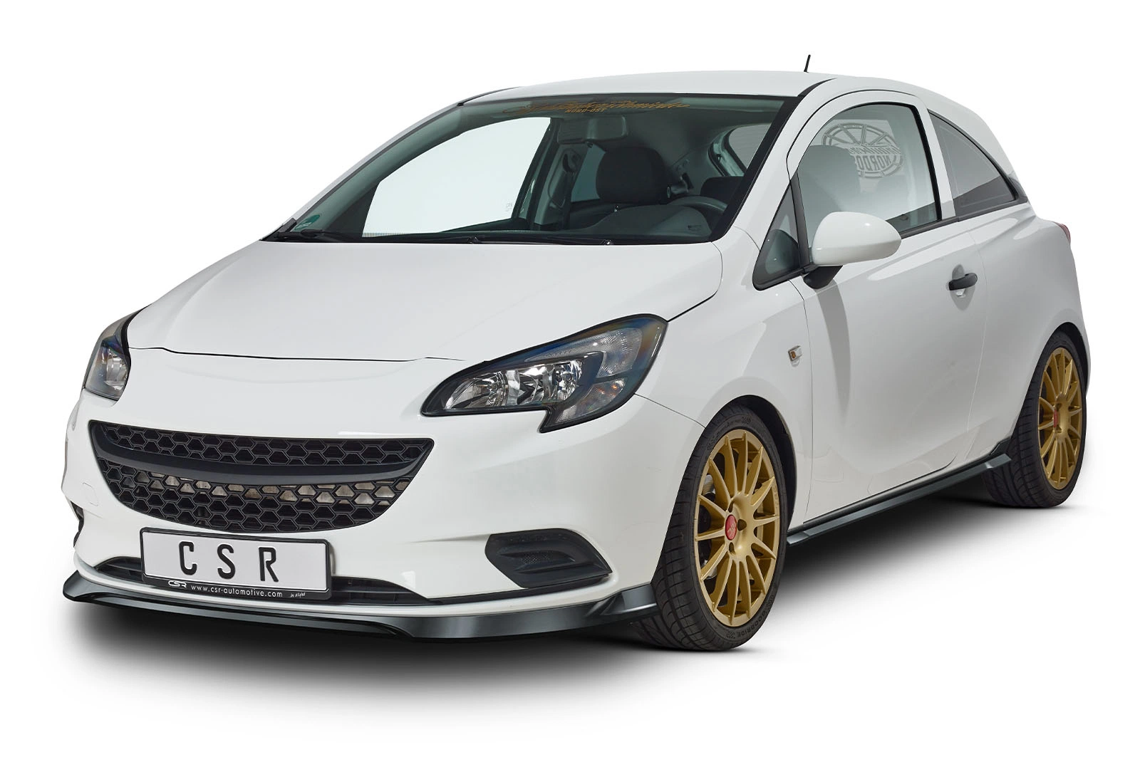 Voorspoiler Opel Corsa E Glans Zwart – CSR Automotive