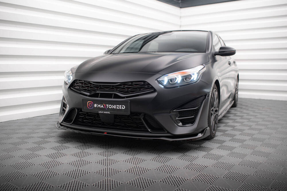 Voorspoiler V.1 Kia Proceed GT FL Maxton Street Pro Glans Zwart