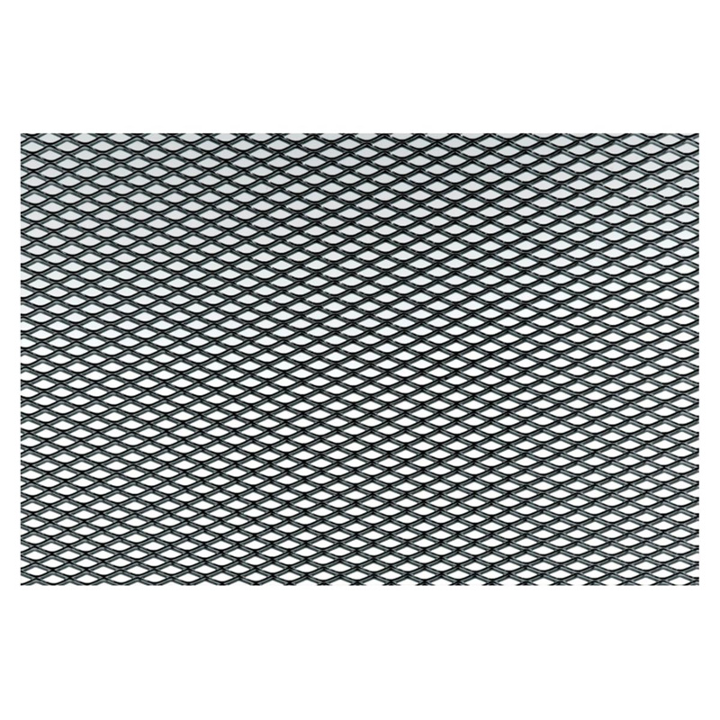 Simoni Racing Zwart Aluminium Racegaas - 125x20cm - Extra Fijnmazig