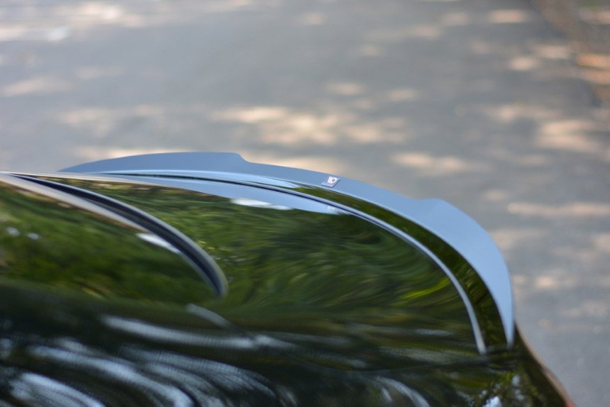 Spoiler cap Mercedes E W213 Coupé AMG-Line Maxton Design glans zwart