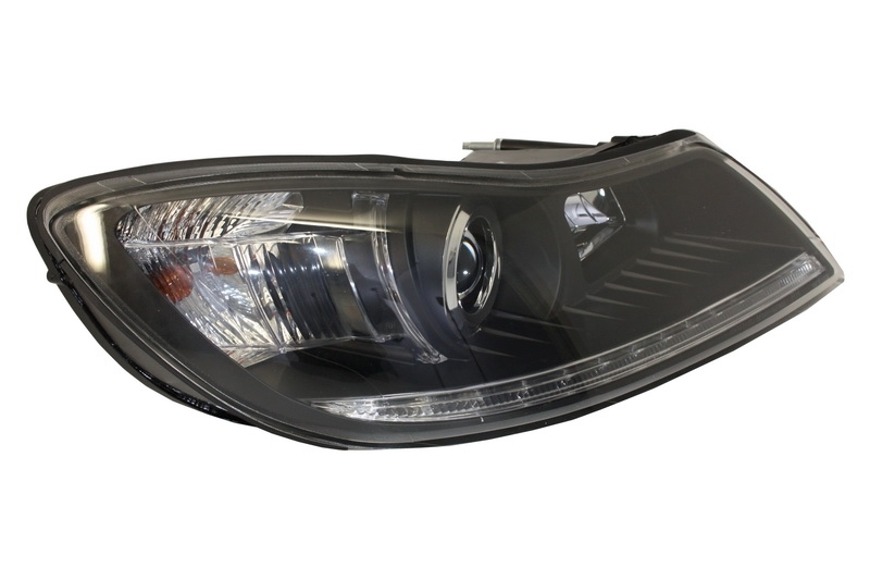 Faros Skoda Octavia 09-12 Dayline Los ojos del Diablo negro