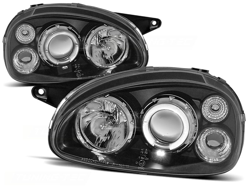 Faros Corsa B Angel Eyes negro