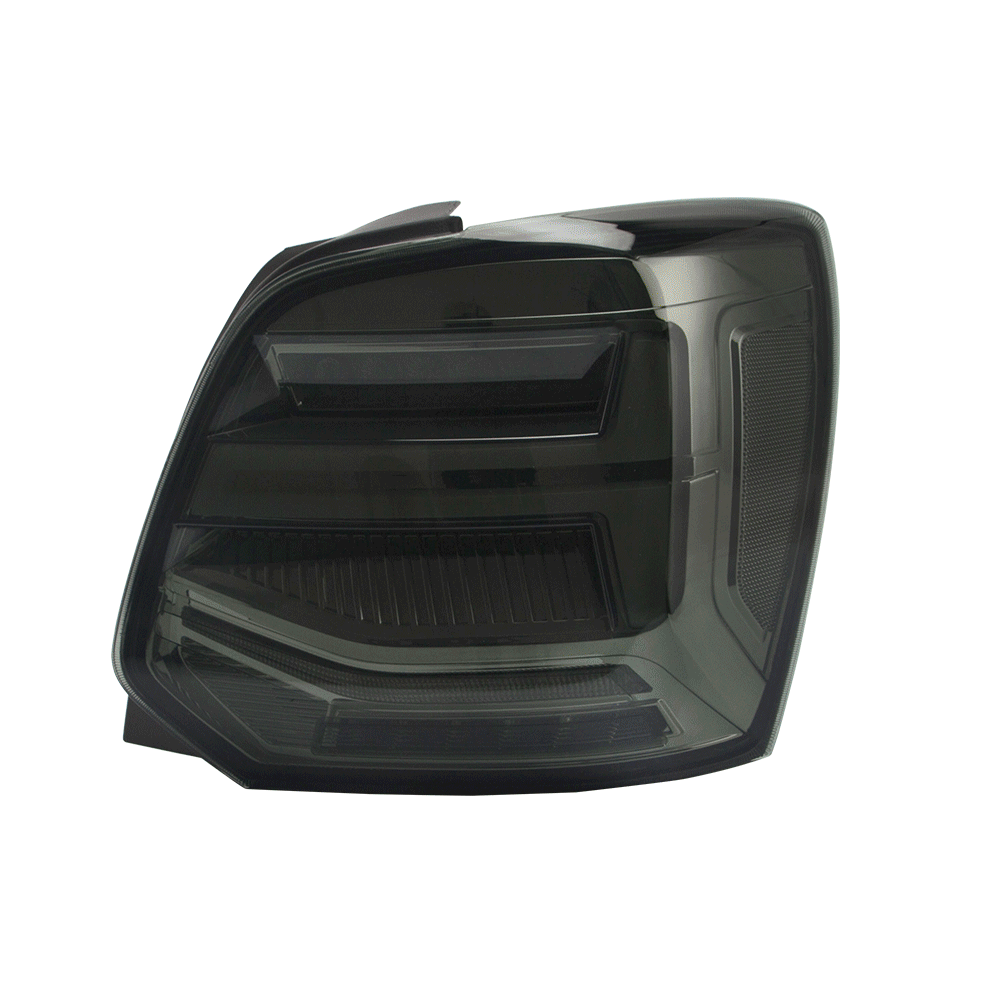 Taillights VW Polo 6R 09- black/Smoke LED Cardna