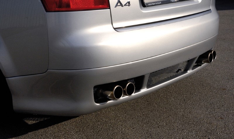 Achteraanzet Audi A4 8E Sedan Rieger