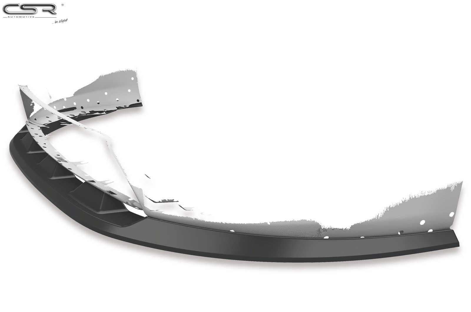 Voorspoiler Toyota Avensis (T27) glans zwart – 2015–2018