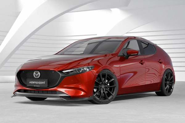 Voorspoiler Mazda 3 (Typ BP) Glans Zwart (2019–)