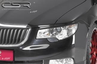 Koplampspoilers Skoda Superb II Sedan/Station 2008- ABS