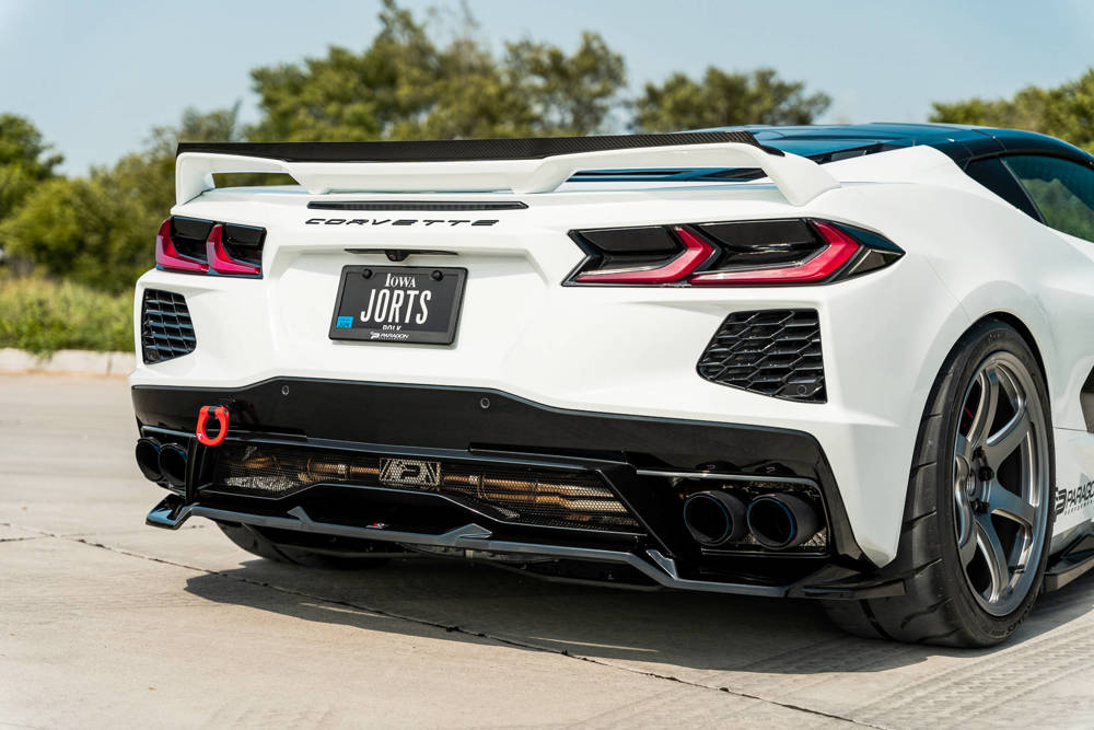 Diffuser Chevrolet Corvette C8 Maxton Glans Zwart
