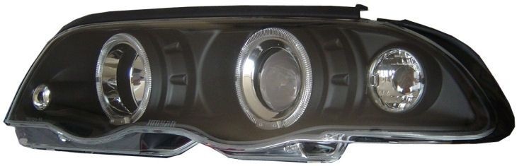 Faros BMW E46 sedan 98-01 Angel Eyes negro