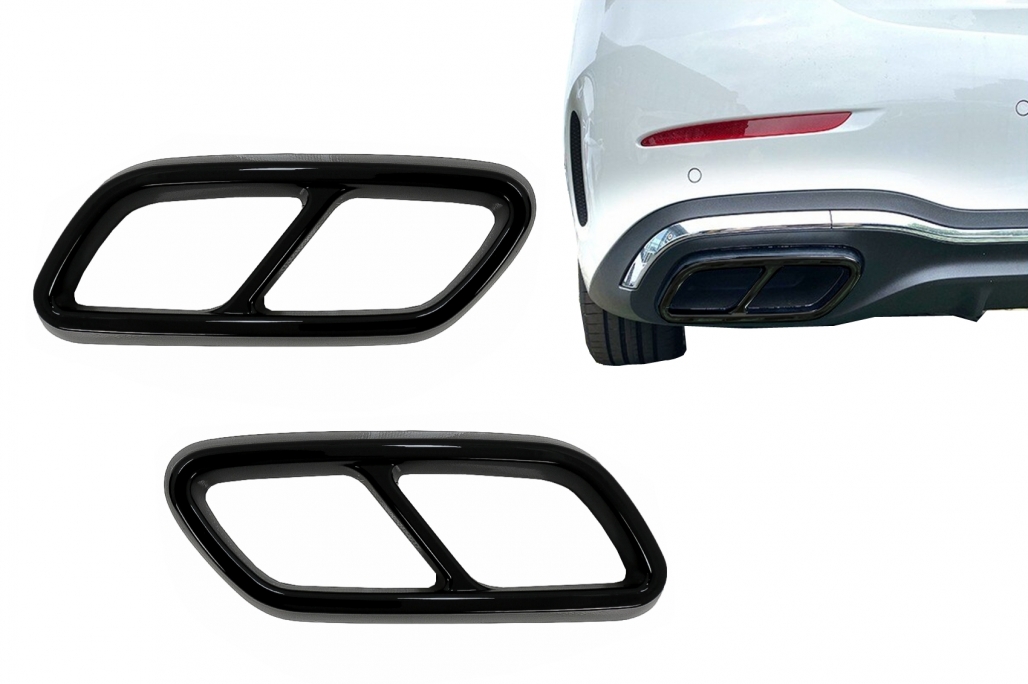 Sierstukken Mercedes C-Klasse W206 AMG Pakket Glans Zwart