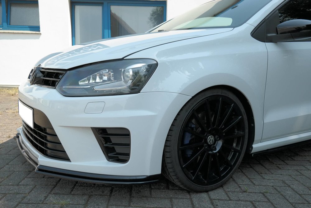 Voorspoiler VW Polo R WRC Maxton Glans Zwart