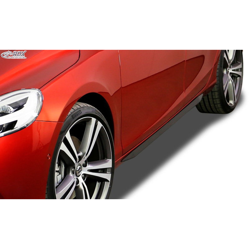Sideskirts 'Slim'  Volvo V40 2012- (ABS zwart glanzend)