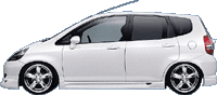 Zijskirts Honda Jazz JP-Style