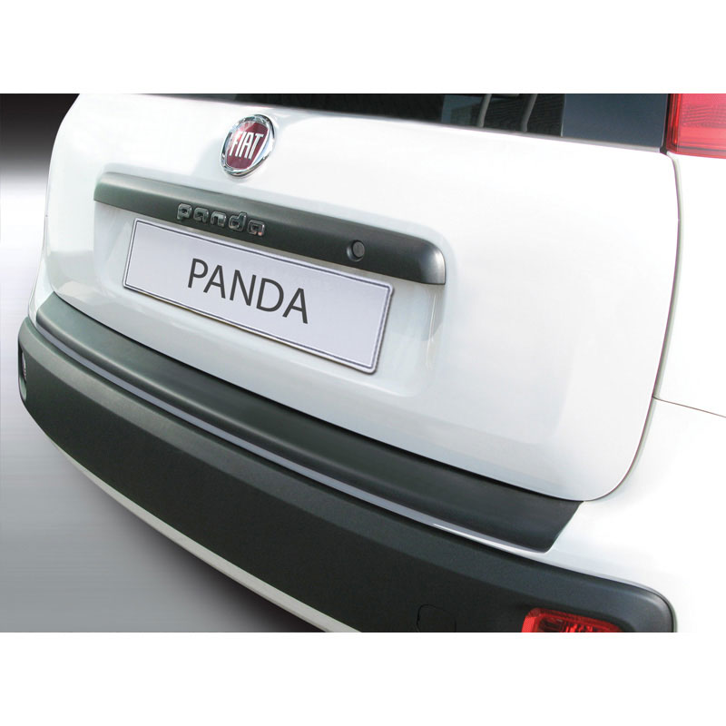 ABS Achterbumper beschermlijst  Fiat Panda III 2012- (excl 4x4) Zwart