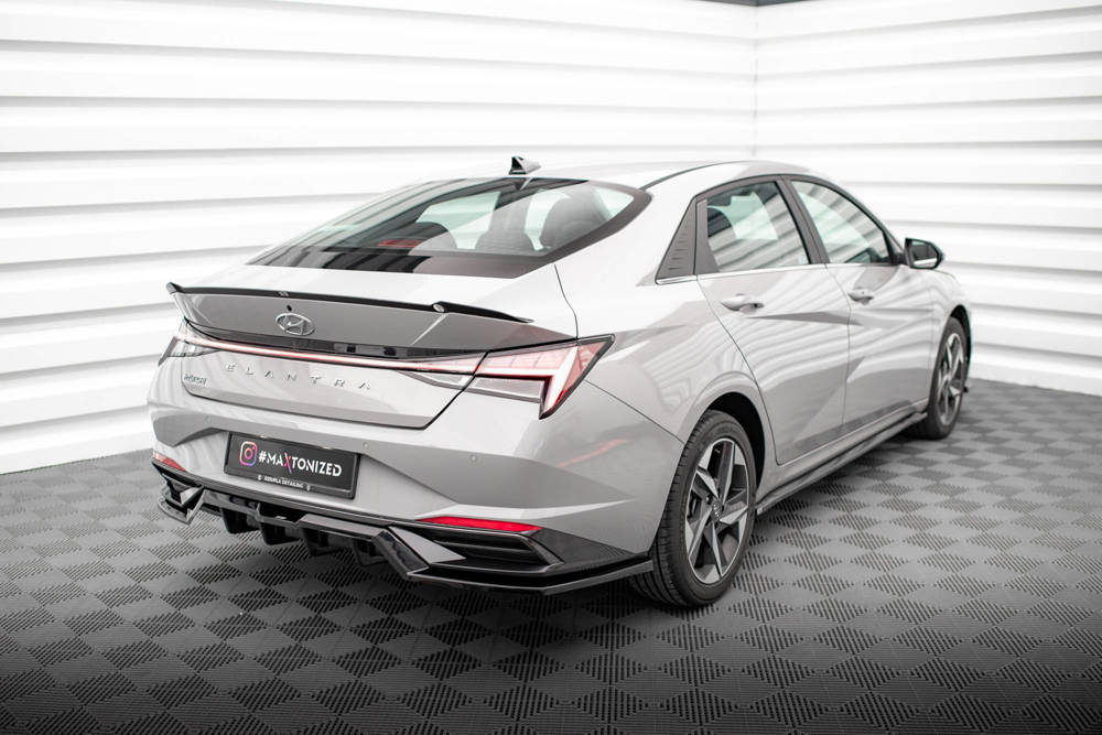 Spoiler Hyundai Elantra 2020 - 2023 Maxton Glans Zwart