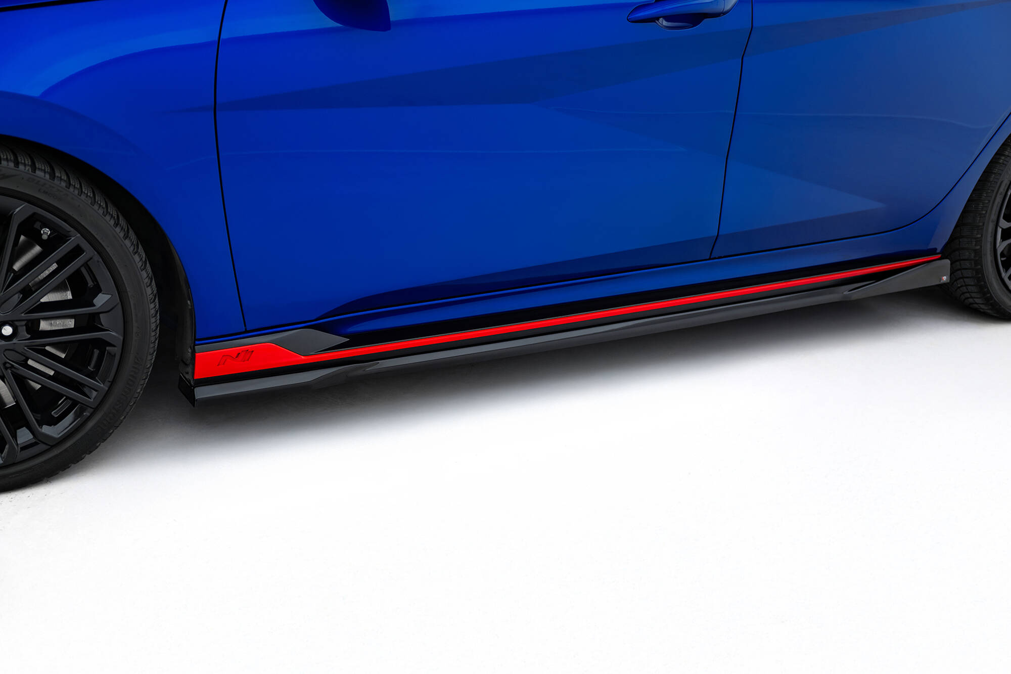 Zijskirts Hyundai Elantra N MK7 Maxton Glanzend zwart