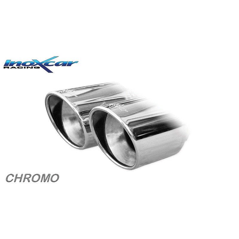 100% RVS Sportuitlaat  Mini Cooper F55-F56 2.0S 192pk/JCW 231pk 2014- 2x90 X-Race