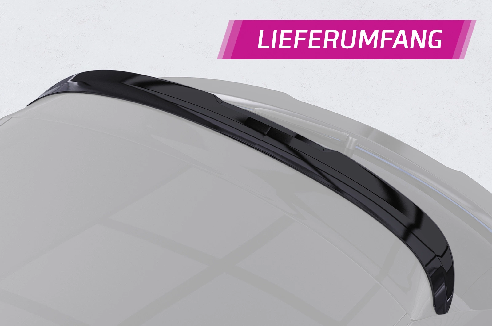 Achterspoiler Audi A1 (8X) Sportback 2015–2018 (Facelift) – CSR Automotive – Glans Zwart