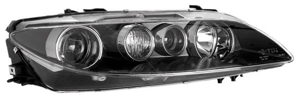 Koplamp rechts MAZDA 6 05-08 H1+H3