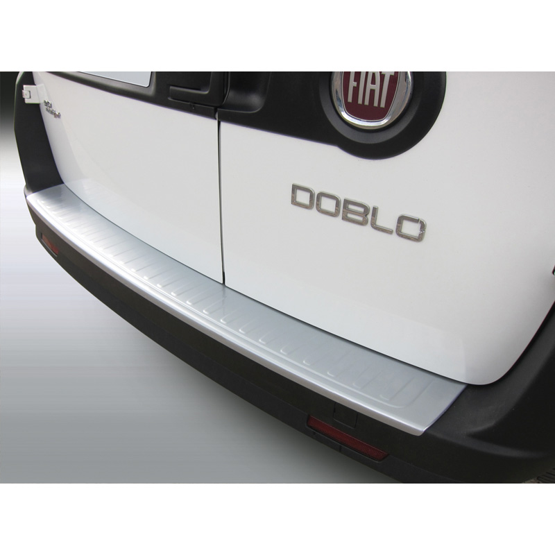 ABS Achterbumper beschermlijst  Fiat Doblo & Opel Combo 12/2014- Zilver