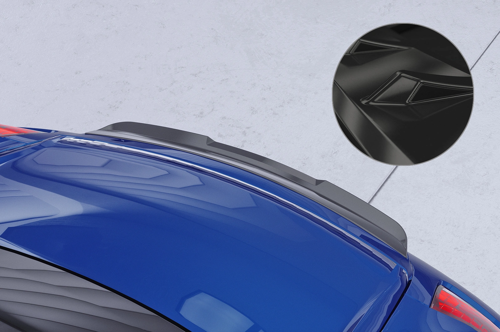 Achterspoiler Porsche Boxster 987 / Cayman 987 Facelift glans zwart 2009–2012