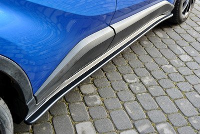 Zijskirts Toyota C-HR Glans Zwart