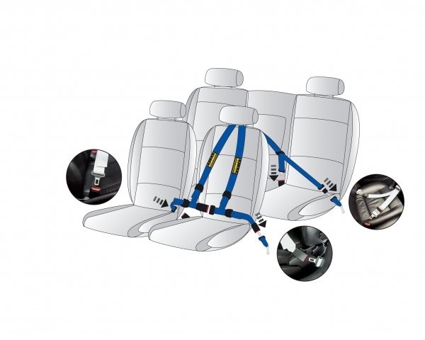 4 Punts Gordels Schroth ASM-QuickFit (VAG) Rood Links