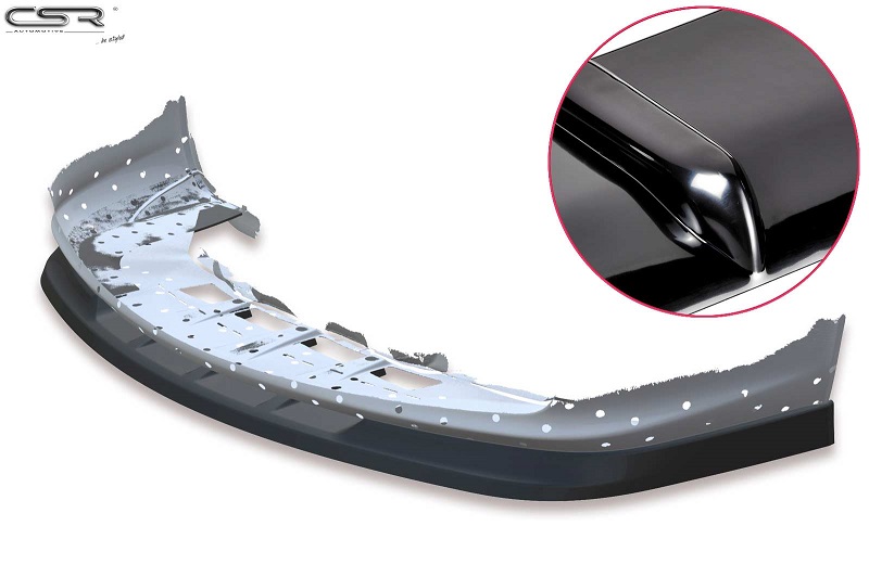 Voorspoiler Porsche 911/996 Glans Zwart