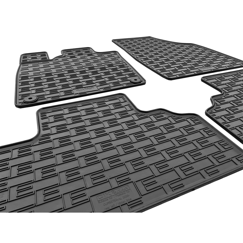 CIKCAR Rubber matten  Cupra Raval (KS1) & Skoda Epiq (PX1) 2026- (4-delig + montagesysteem)