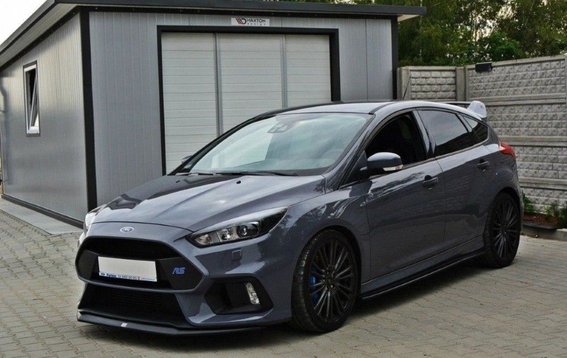 Voorspoiler Ford Focus RS Mk3 V.2 Glanzend Zwart