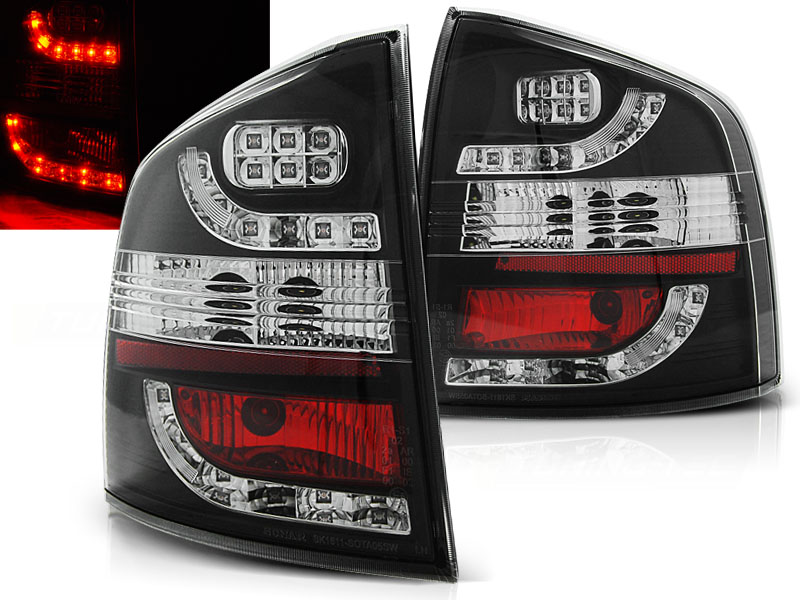 Taillight set OCTAVIA 05->> LED / only KOMBI