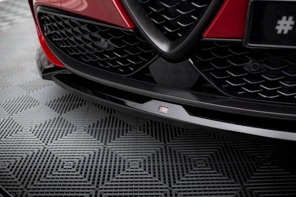 Voorspoiler V.1 Alfa Romeo Tonale Maxton Glans Zwart