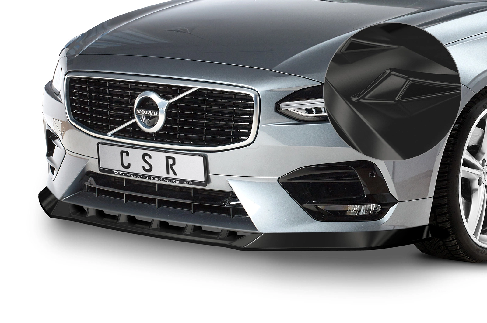 Voorspoiler Volvo S90 Glans Zwart 2016-02/2020 – CSR Automotive