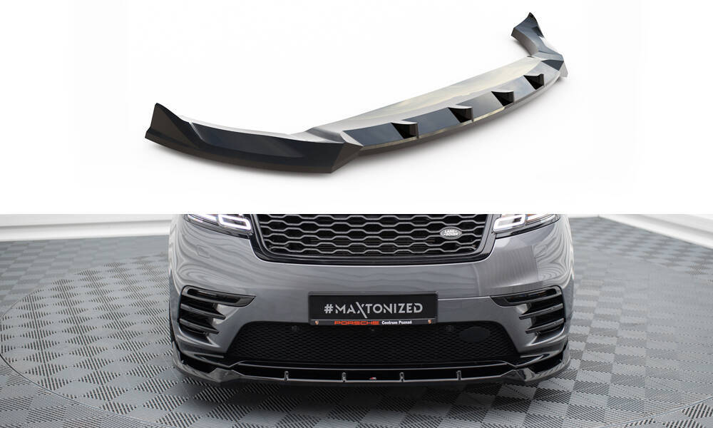 Voorspoiler Land Rover Range Rover Velar R-Dynamic MK1 Glans Zwart