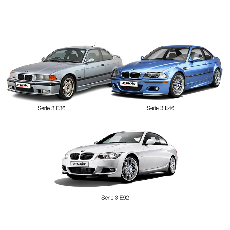 Simoni Racing Aluminium Spoorverbreder Set - 2x16mm(VA) - 2x18mm(AA) (Naaf 72,6mm) inclusief wielbouten -  BMW diversen